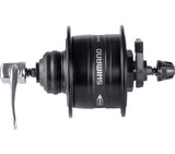 Shimano dynamonaaf hd-3d37 3 watt - 32 gaats - center lock - snelspanner - zwart