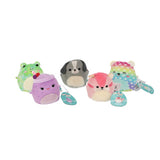 Squishmallows micromallows pluche 6,5cm 5 pack marley, vie, malu lanai, dianalee