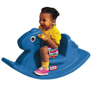 Little tikes hobbelpaard blauw