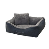 Sun garden luxe hondenmand lucky + kussen 59x67x20cm grijs