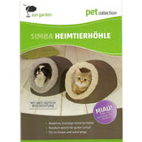 Sun garden simba huisdieren hol 45x40x32cm antraciet grijs