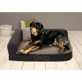Sun garden pallina orthopedisch hondenkussen 80x60x25 cm bruin beige