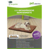 Sun garden lou orthopedisch hondenkussen 60x40x5 grijs