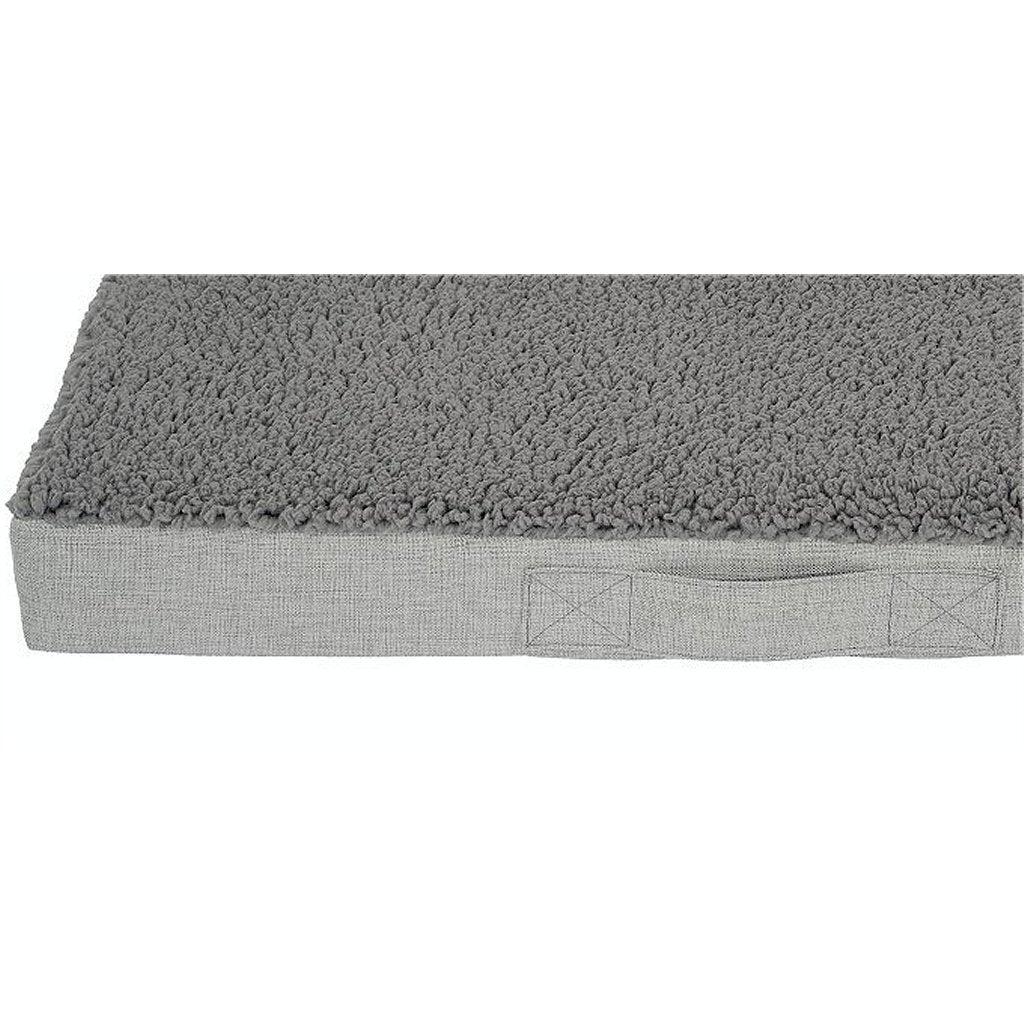 Sun garden buddy orthopedisch hondenkussen 100x65x10cm lichtgrijs gemeleerd