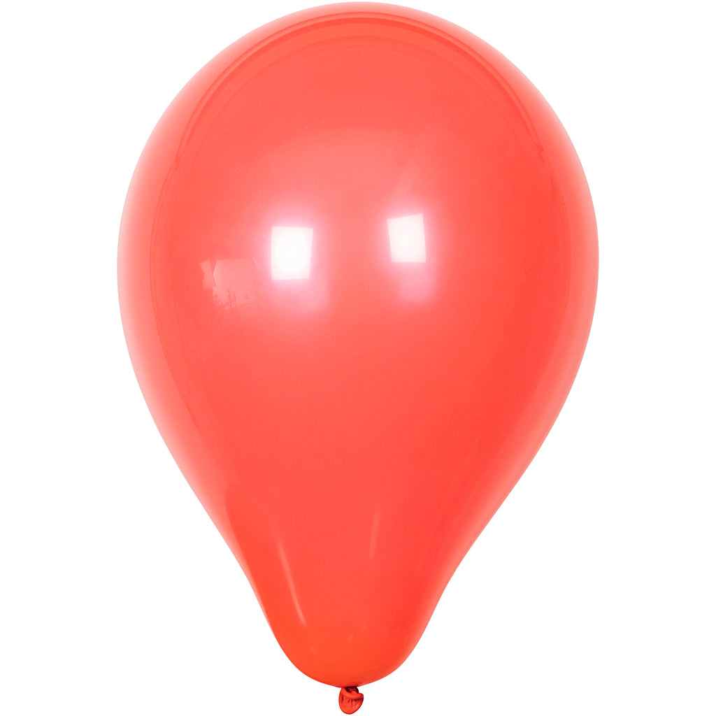 Creative company ballonnen, rond, d 23 cm, rood, 10 stuk 1 doos