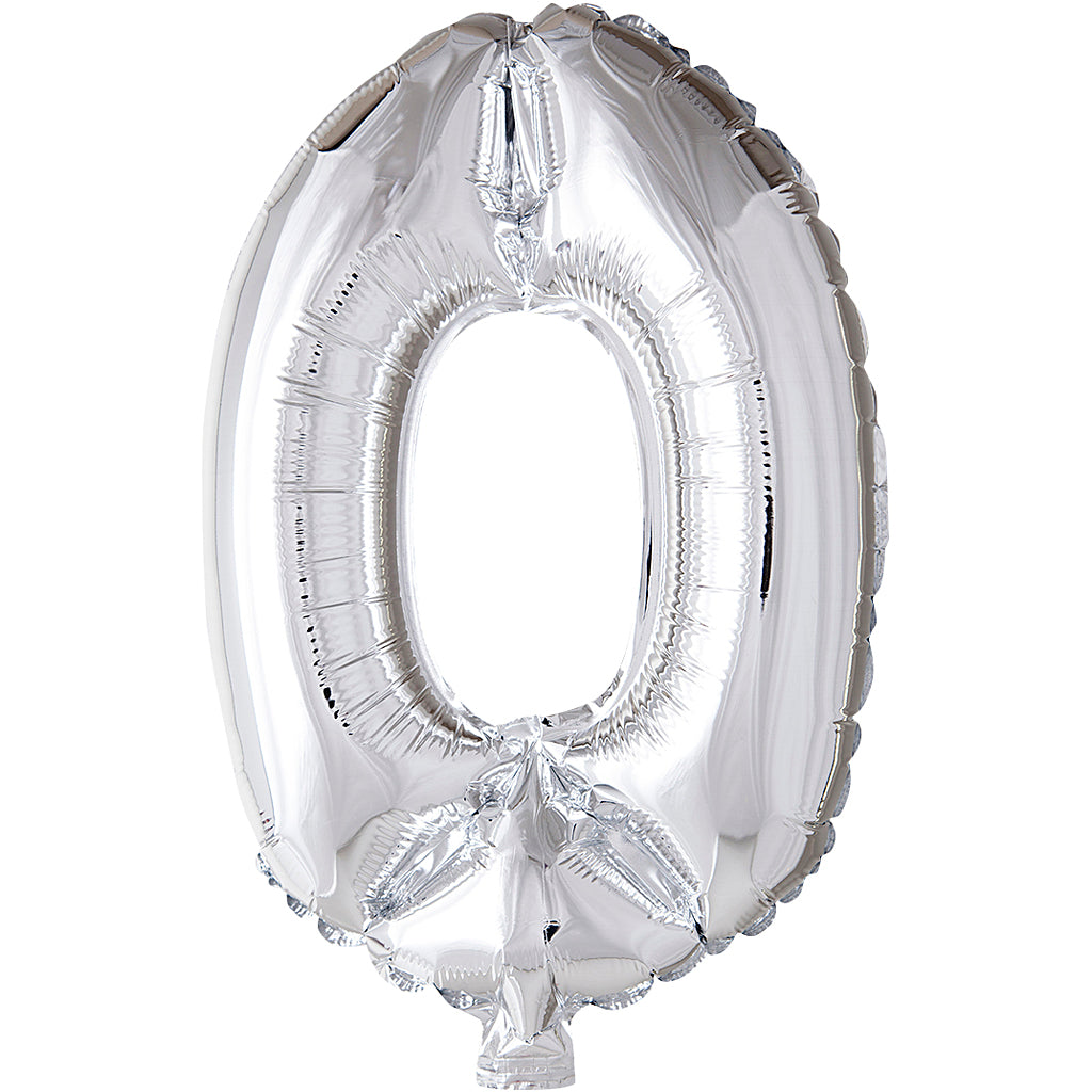 Creativ company folieballon , 0, h: 41 cm, zilver, 1 stuk