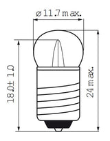 Bosma lamp 6v 0.05 e10 fiets achter