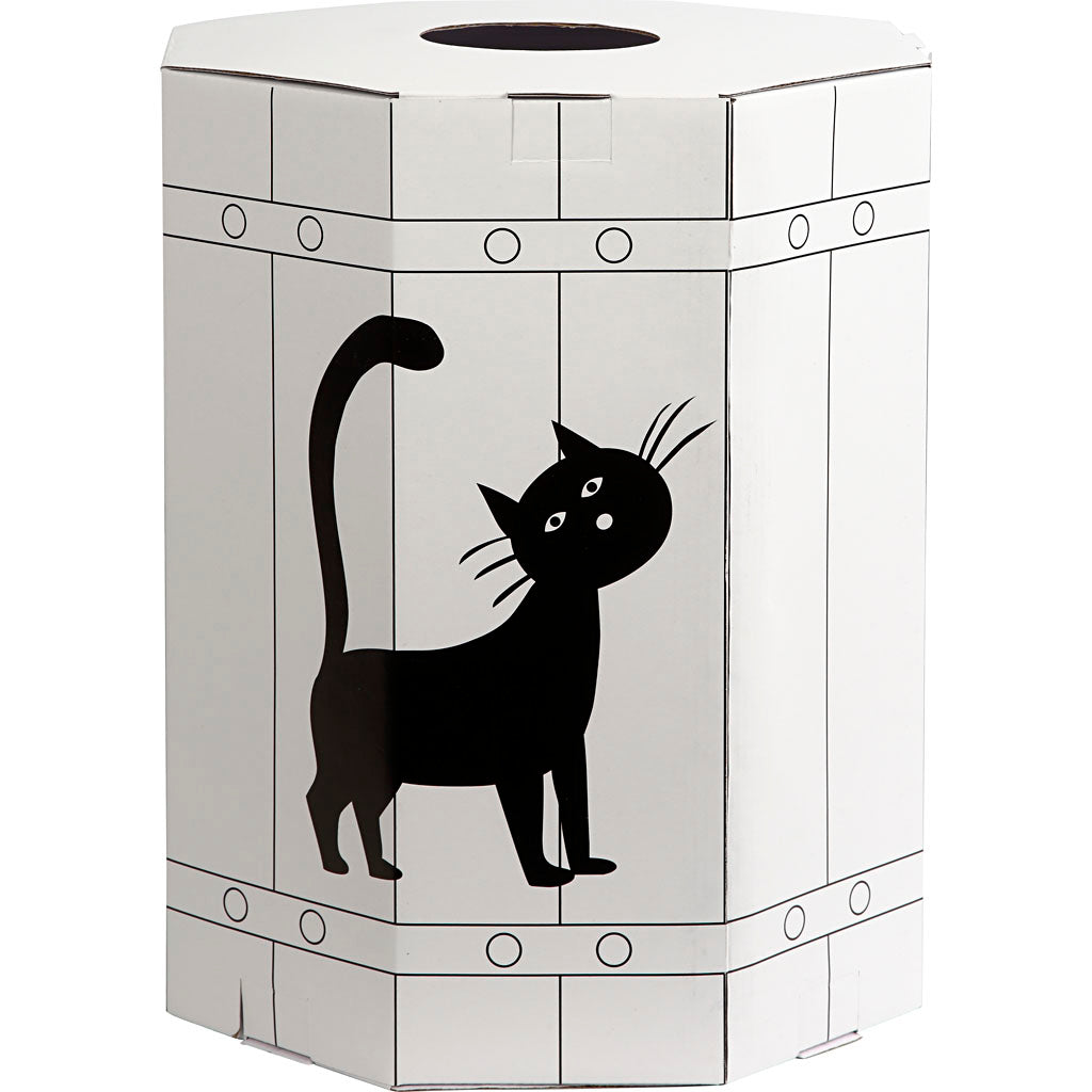 Creativ company ton, h: 39 cm, zwart, 1 stuk
