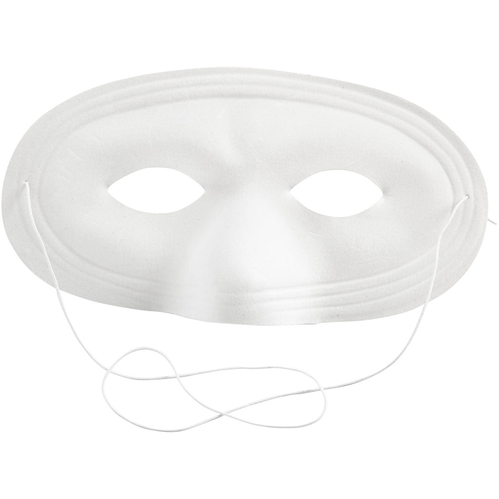 Creativ company masker, h: 10 cm, b: 17,5 cm, wit, 1 stuk