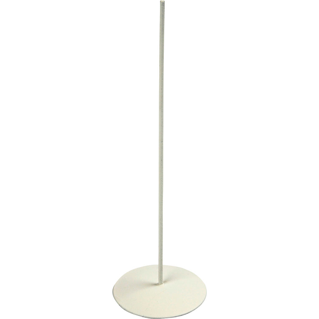 Creativ company metalen voet, h: 15 cm, d 5 cm, 1 stuk