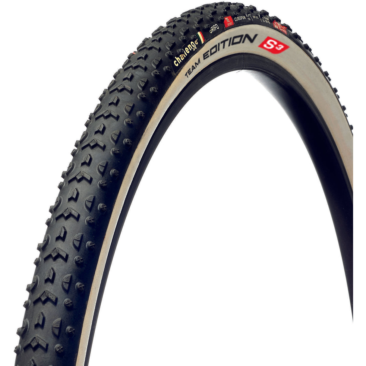 Challenge - grifo team edition s tubular 700x33c zwart wit
