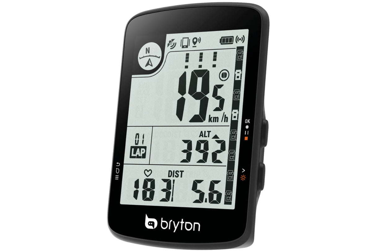 Bryton - fietscomputer gps rider 17 e power on en go