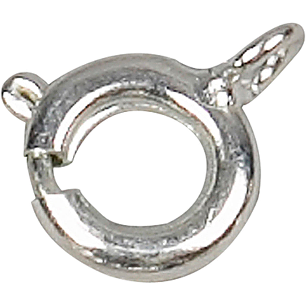 Creativ company veringsluiting, d 7 mm, zilver, 100 stuk 1 doos