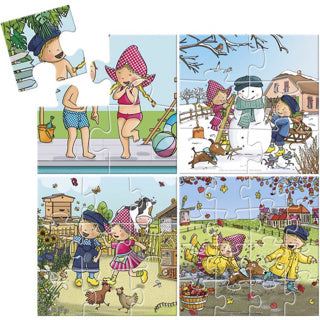 Fien Teun Puzzel 4in1