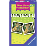 Ravensburger spel memory jonge dieren pocket