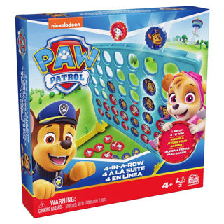 Spinmaster paw patrol four in a row - kinderspel