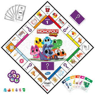 Hasbro Monopoly Junior 2in1 Economische Simulatie Bordspel