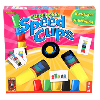 999Games Stapelgekke Speed Cups Actiespel, 6 Spelers