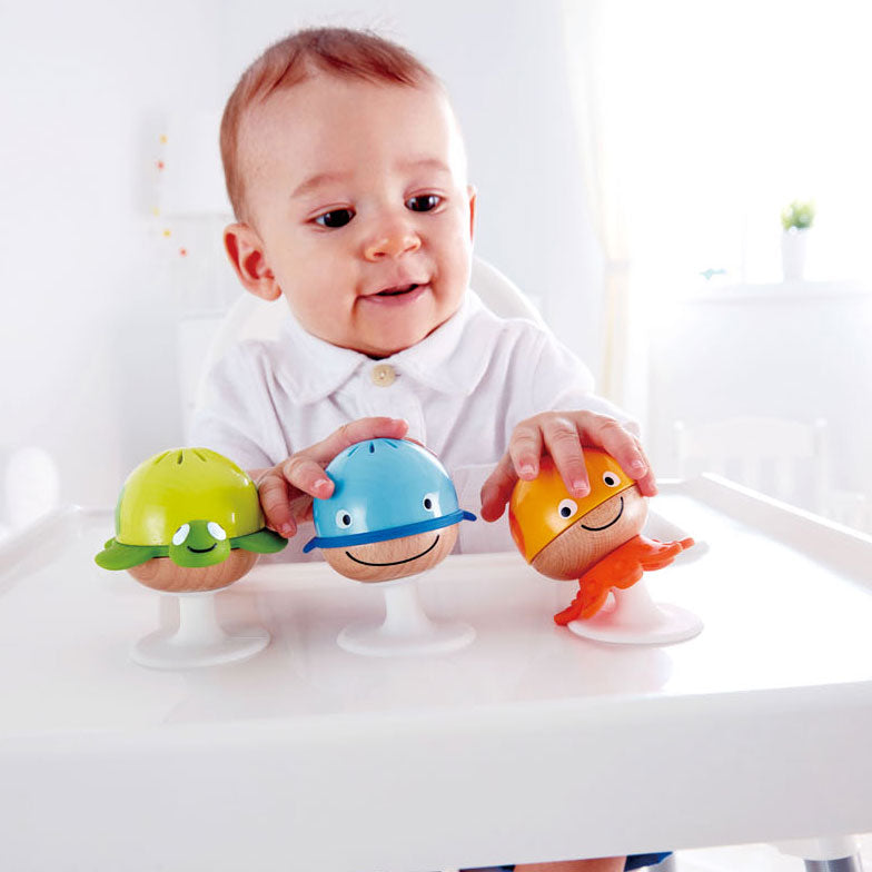 Hape Rammelaars Dieren met Zuignap, 3st.
