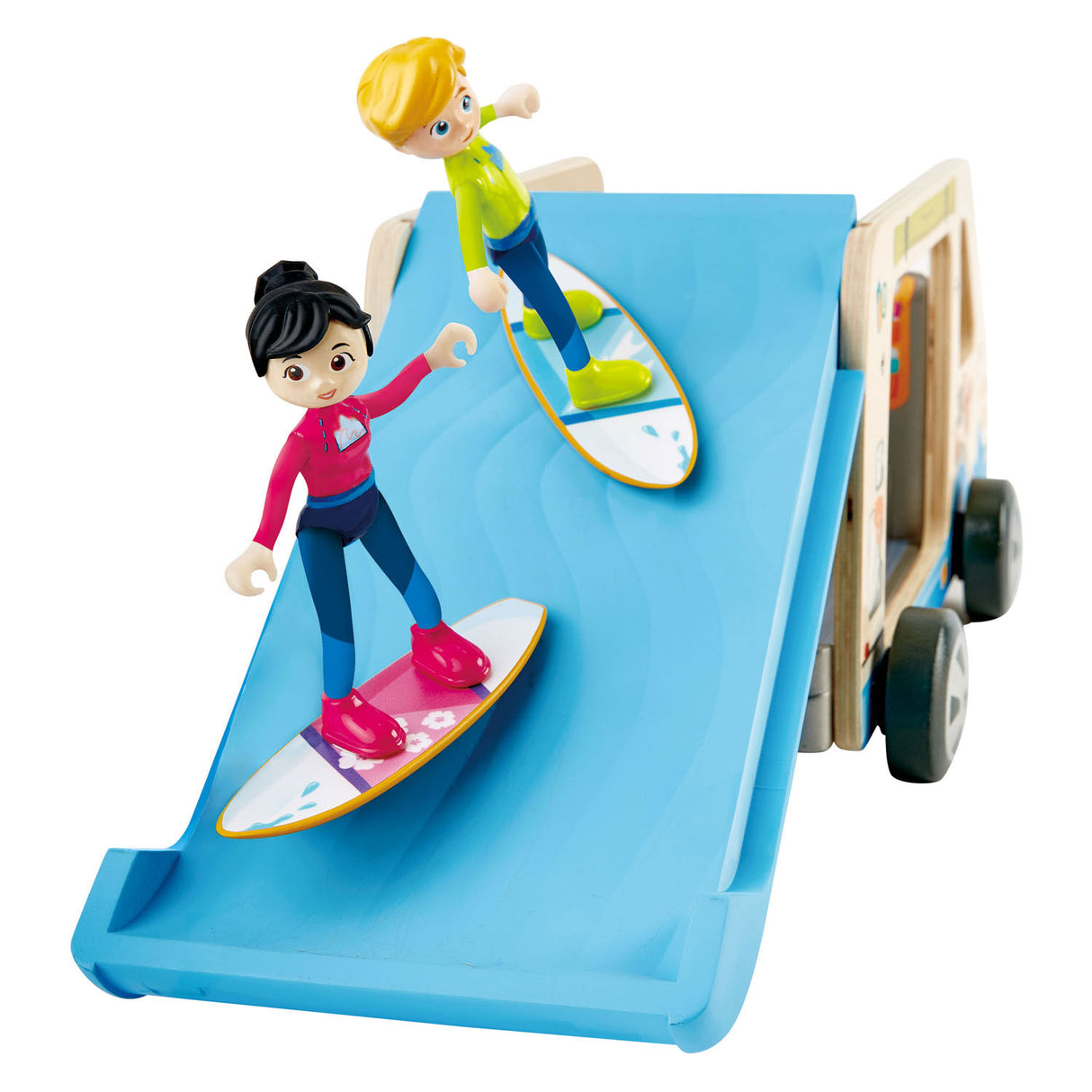 Hape Houten Avonturenbus Poppenhuis