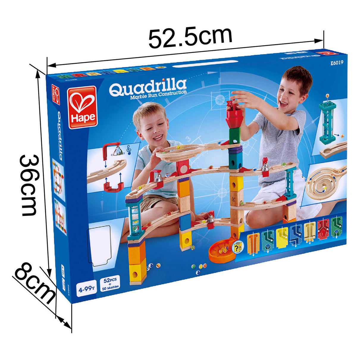 Hape quadrilla castle escape knikkerbaan