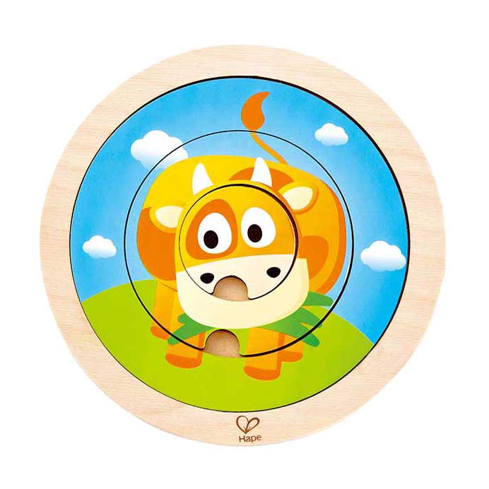 Hape draaiende puzzelboerderij