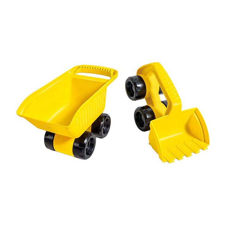 Hape zandbak monstervoertuig duo