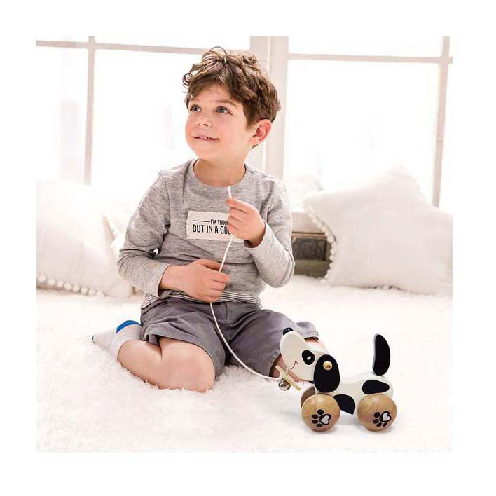 Classic World World Houten Kwispel Hondje