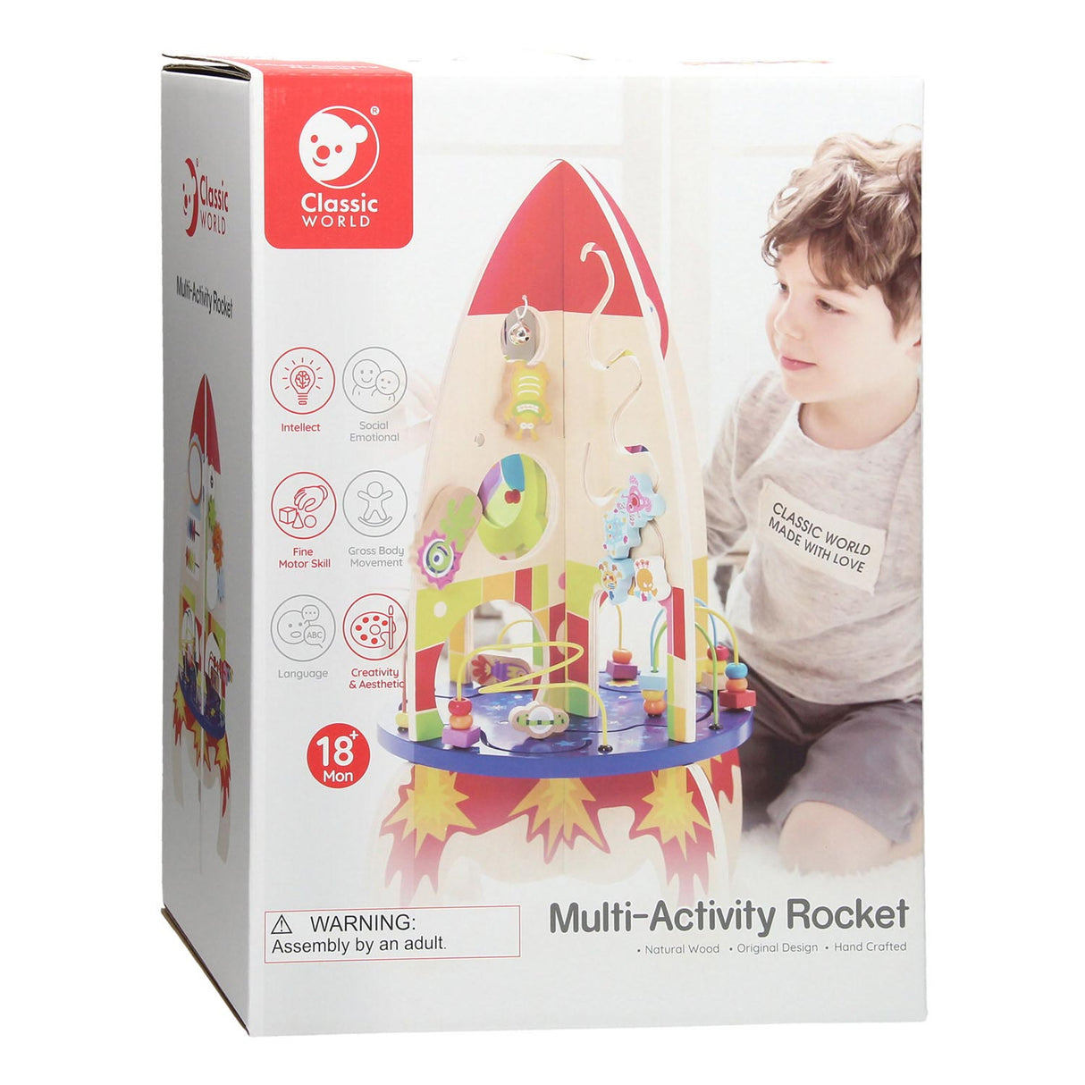 Classic World World Houten Activiteiten Raket