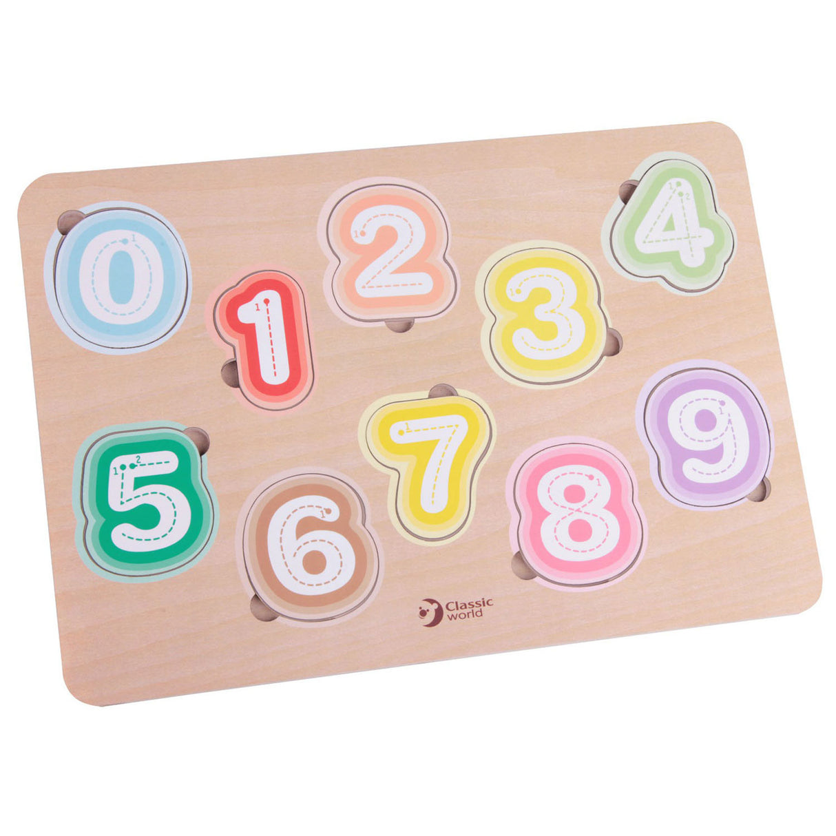 Classic World World Houten Puzzel Cijfers