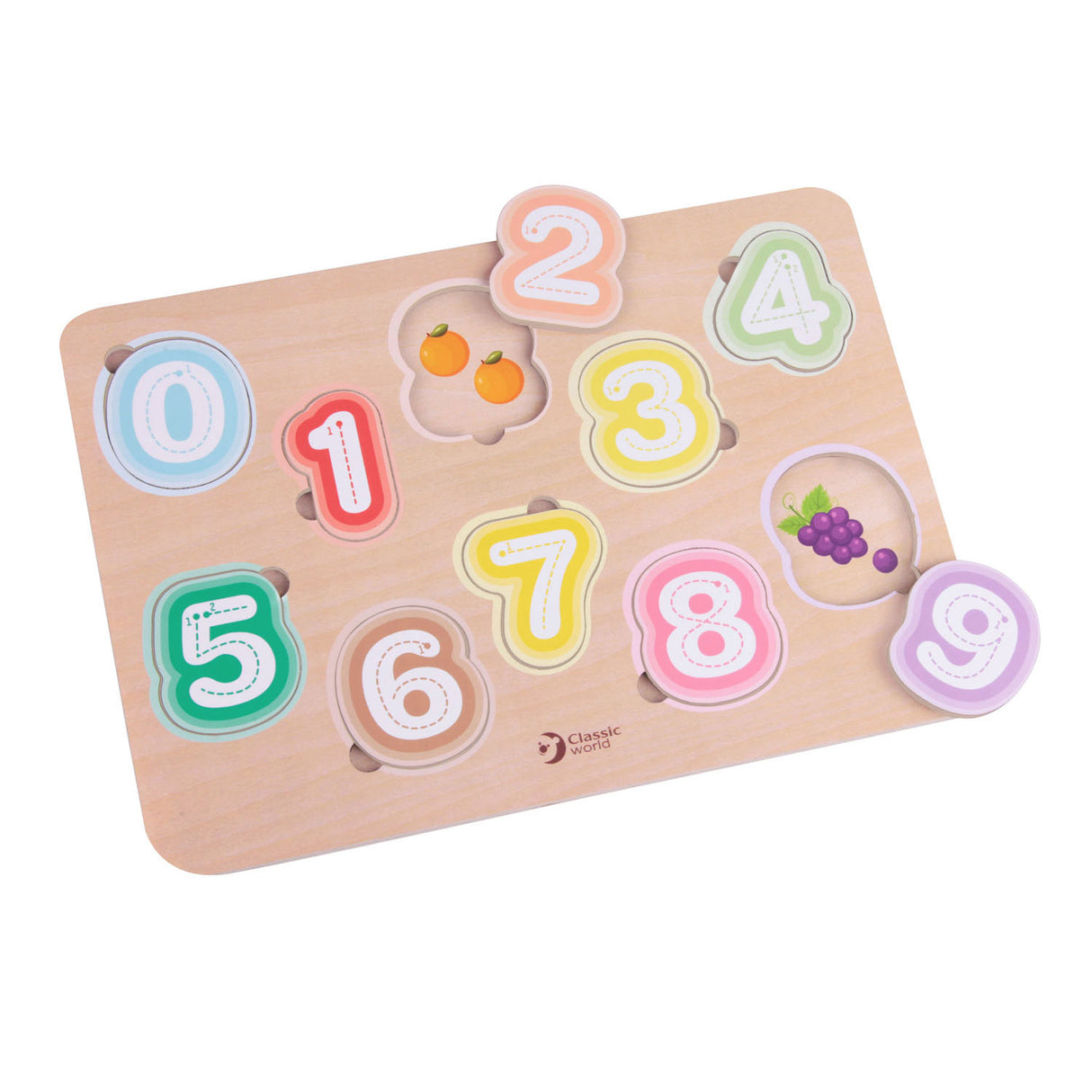 Classic World World Houten Puzzel Cijfers