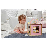 Classic World World Houten Activiteitenkubus