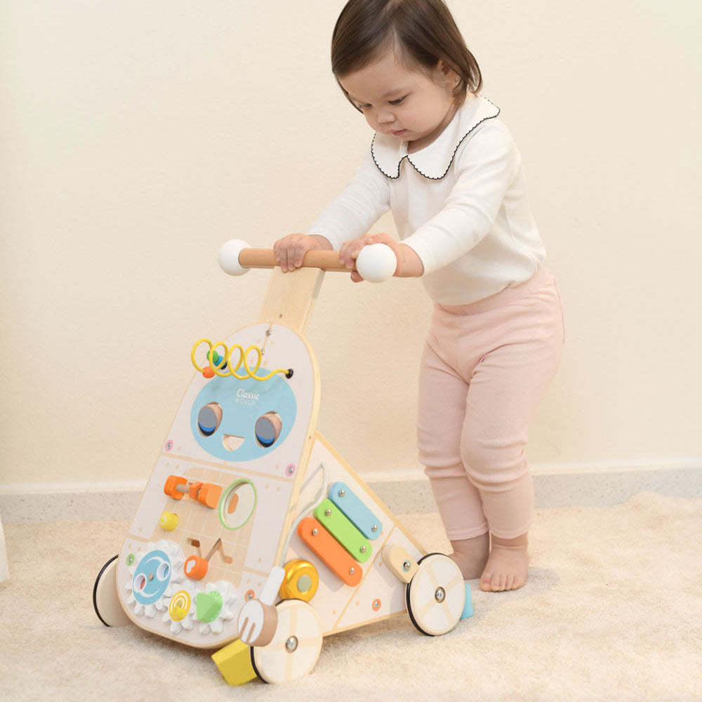 Classic world baby walker hout