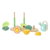 Classic World World Houten Stapel Puzzel Bloementuin, 11dlg.