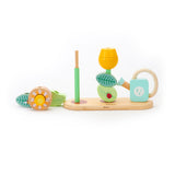 Classic World World Houten Stapel Puzzel Bloementuin, 11dlg.
