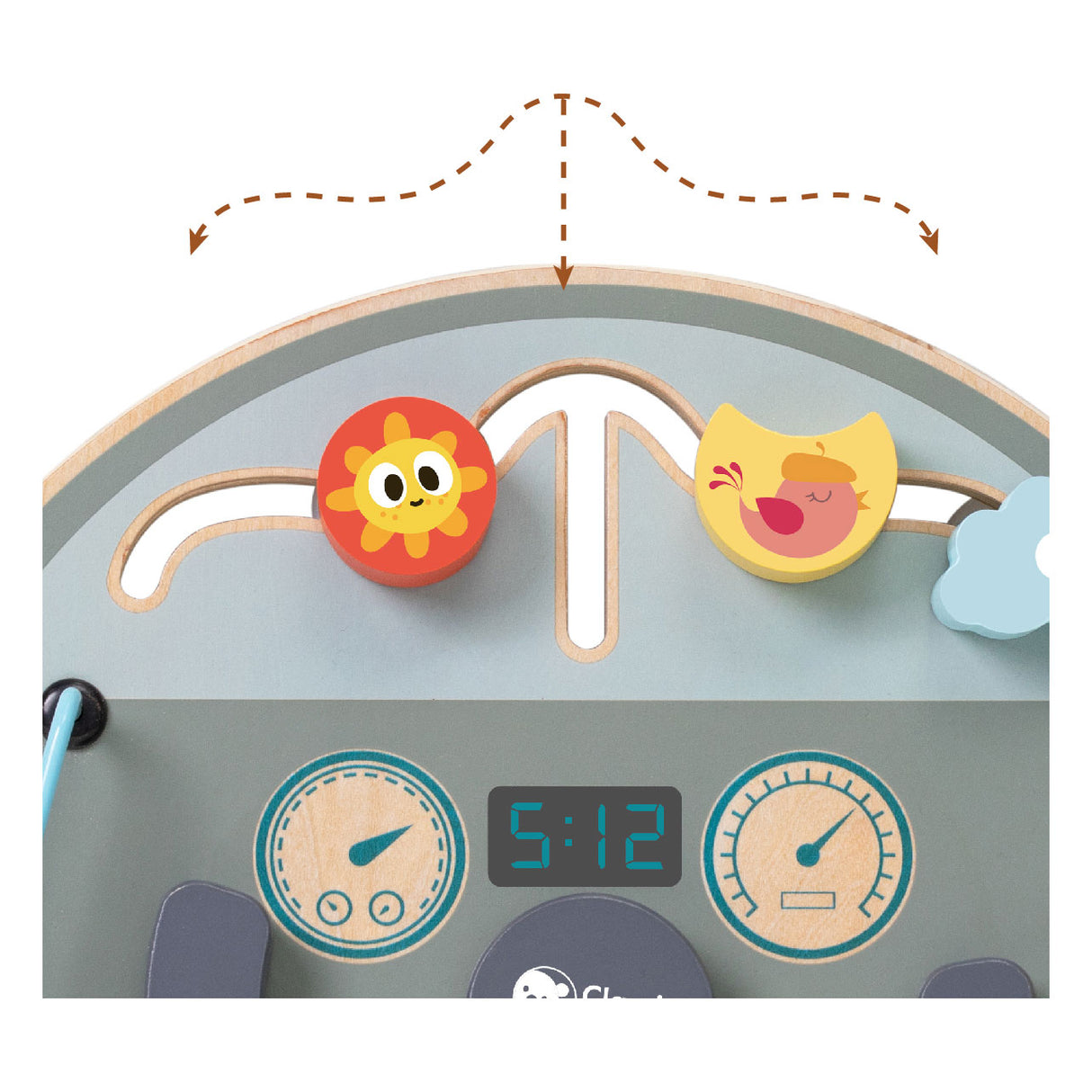 Classic World World Houten Activiteiten Reisbord Verkeer