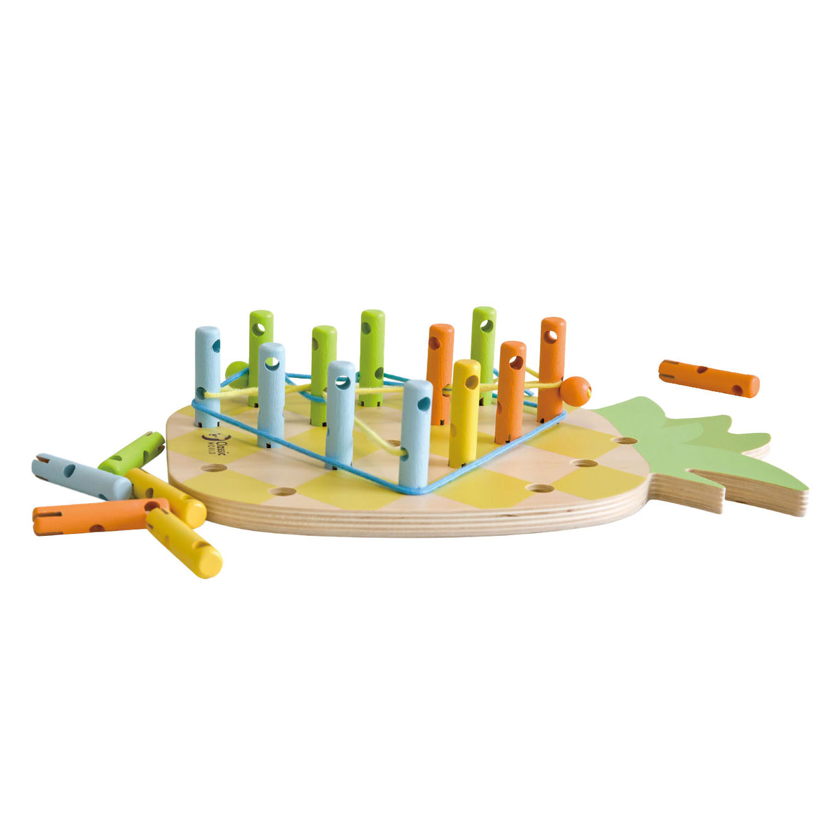 Classic world houten ananas verbindingsspel, 21dlg.