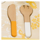 Classic World World Houten Vintage Ontbijtset met Dienblad, 13dlg.