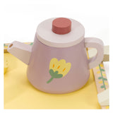 Classic World World Houten Theeset Grace met Dienblad, 14dlg.