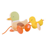 Classic world houten trekfiguur eenden
