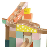 Classic world houten knikkerbaan bouwset, 62dlg.