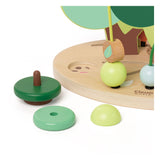 Classic world houten motoriekspiraal bos, 5dlg.