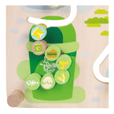 Classic world houten bord sorteerspel 2in1 stad en afval scheiden