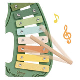 Classic world houten vintage xylofoon groen 2dlg.