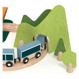 Classic world houten treinbaan speelset, 40dlg.