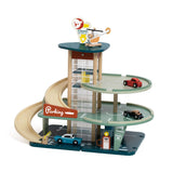 Classic world houten vintage garage met auto's, 11dlg.
