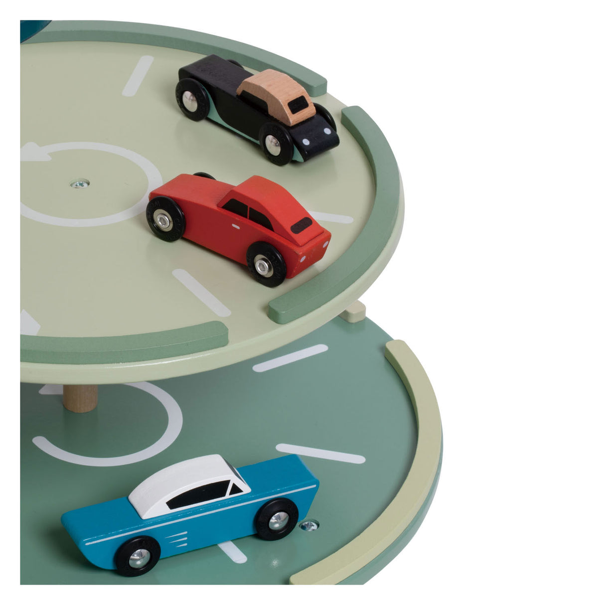 Classic world houten vintage garage met auto's, 11dlg.