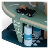Classic world houten vintage garage met auto's, 11dlg.