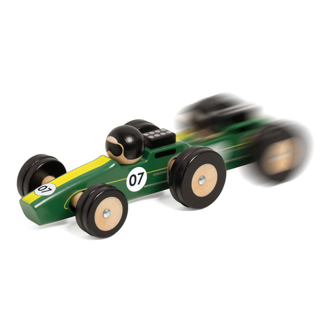 Classic world houten speelgoedauto silverstone
