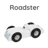 Classic world houten sportauto's set, 3st.